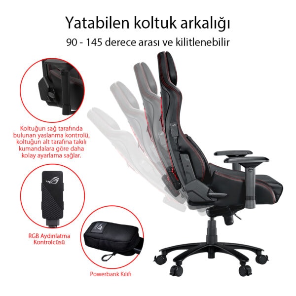 Asus Rog Chariot Rgb Oyuncu Koltugu Y12
