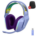 Logitech G G733 Kablosuz RGB 7.1 Surround Ses Oyuncu Kulaklığı - Lila 981-000890