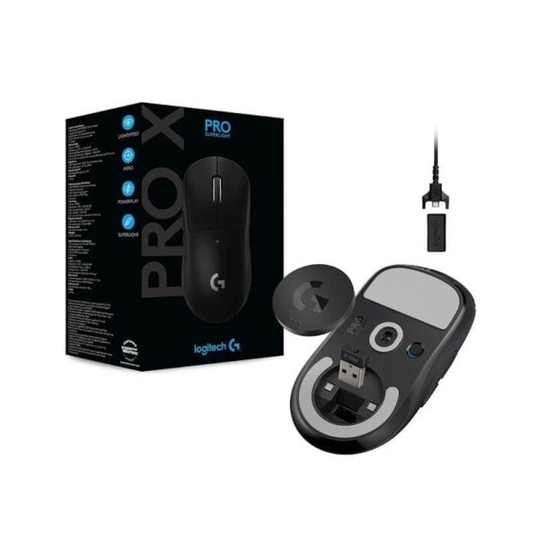 Logitech G Pro X Superlight Ultra Hafif Hero 25 600 Dpi 400 Ips Lightspeed Kablosuz Oyuncu Mouse Siyah 1