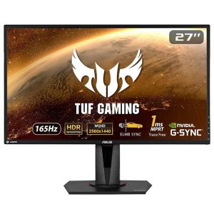 Asus Tuf Gaming 27 Inc Vg27aqz 165hz 1ms Hdmi Dp Freesync G Sync Elmb Hdr Wqhd Gaming Monitor