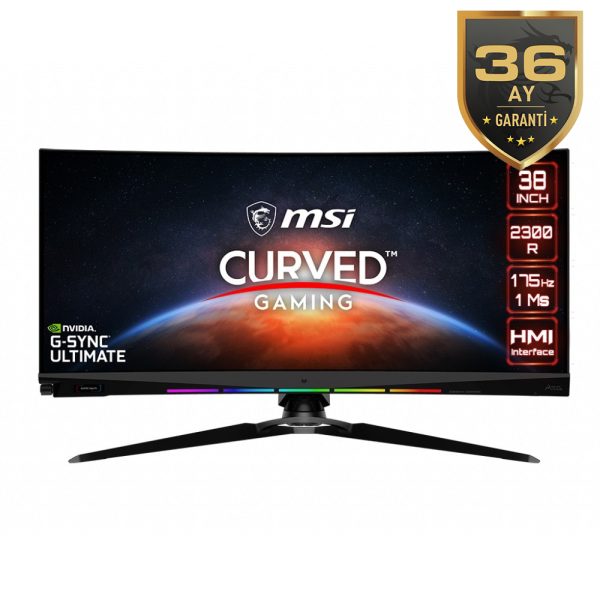 Msi 37 5 Inc Optix Meg381cqr Plus 175hz 1ms Hdmi Dp Usb 3 2 Hdr 600 Wqhd G Sync Ultimate Gaming Monitor 1