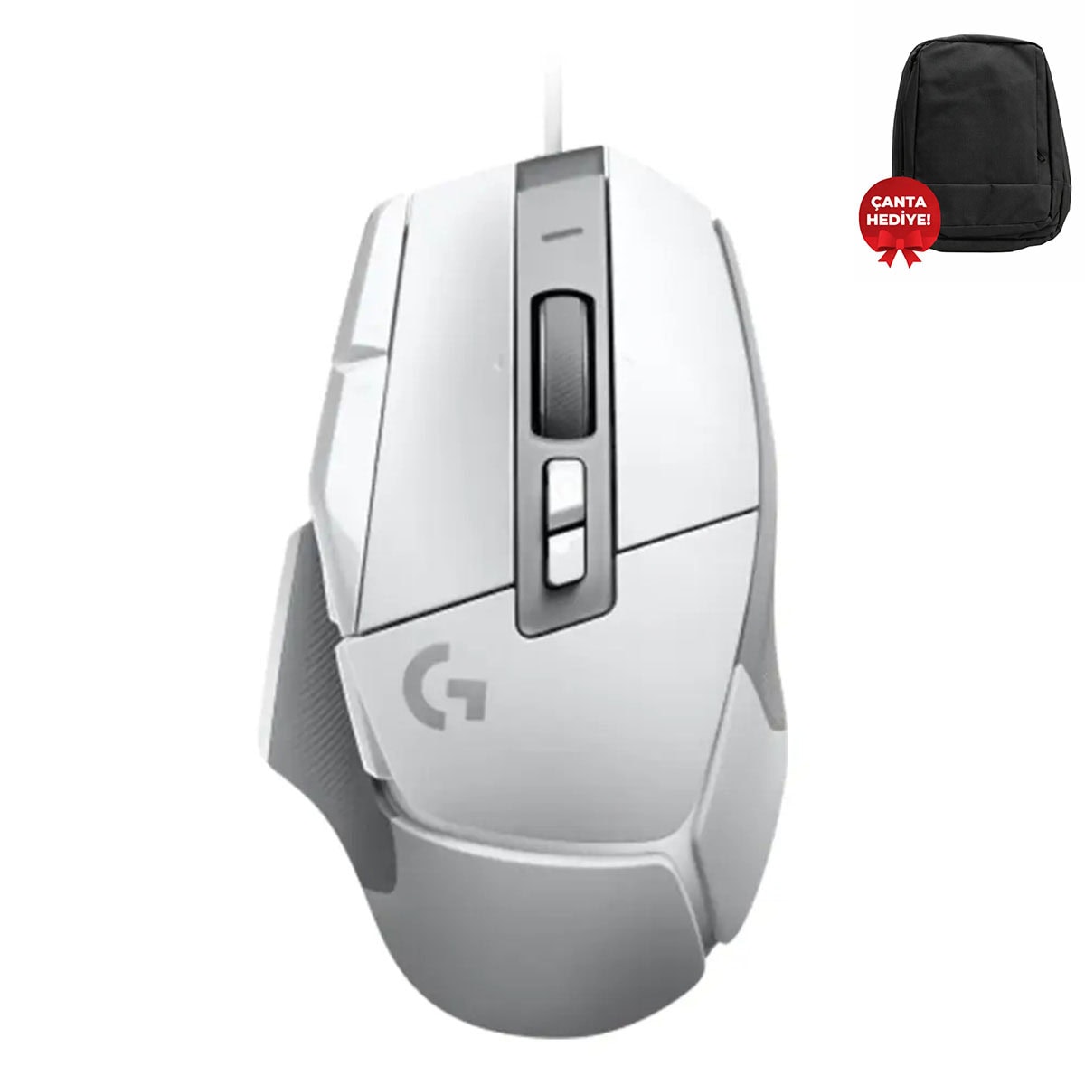Logitech G G502 X 25600 Dpi Kablolu Beyaz Oyuncu Mouse 910 006147 – Çanta Hediyeli 1