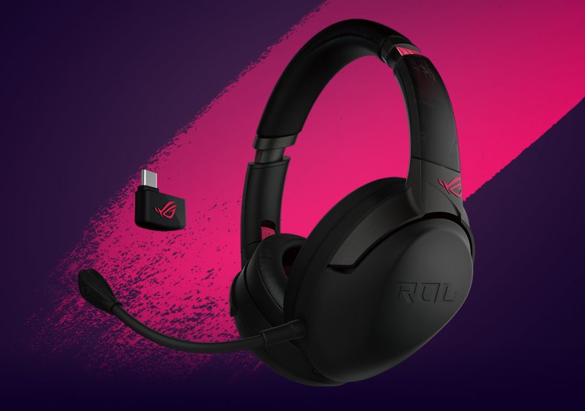 ASUS ROG STRIX GO 2.4 Electro Punk 7.1 Surround Kablosuz Gaming Kulaklık h2