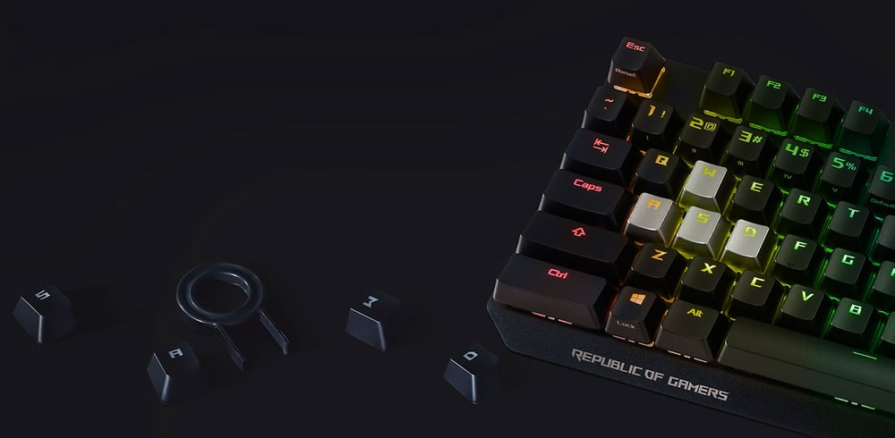 ASUS ROG STRIX Scope ROG NX Red Türkçe RGB Mekanik Gaming Klavye (90MP0186-B0YA00) h2