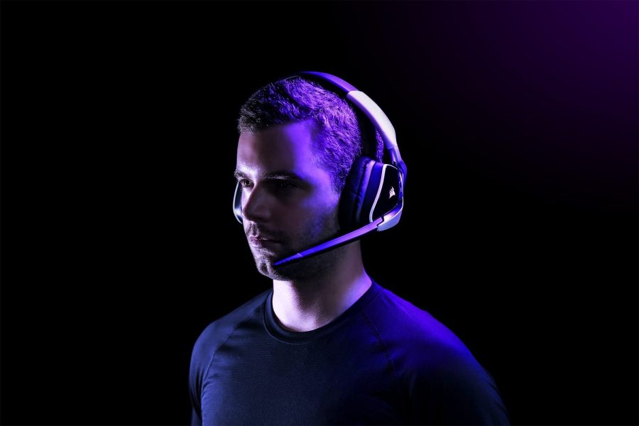 Corsair Void Elite RGB 7.1 Beyaz Kablosuz Gaming Kulaklık h2