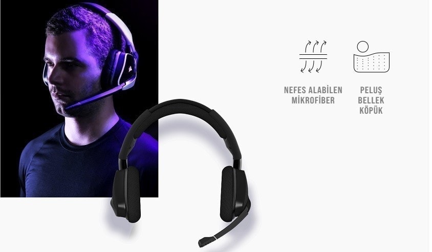 Corsair Void Elite RGB 7.1 Siyah Gaming Kulaklık (CA-9011203-EU) h2