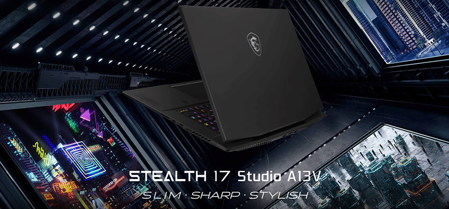 Msi stealth 17 studio a13vh-025tr intel core i9-13900h 32gb ddr5 2tb ssd rtx4080 17. 3 inç 144hz ultra hd w11 gaming laptop