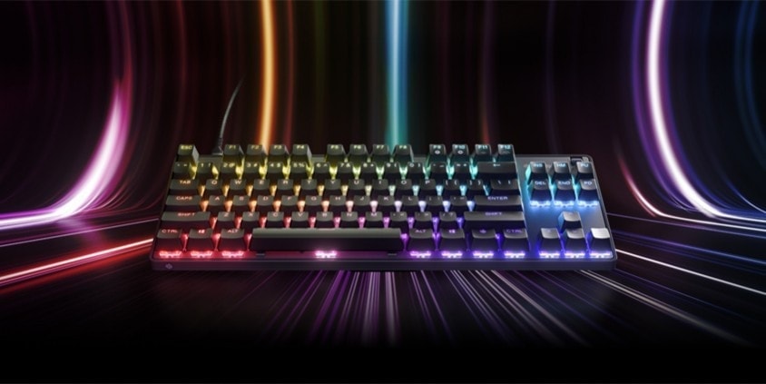 SteelSeries Apex 9 TKL OptiPoint Optical Switch İngilizce (UK) RGB Gaming Klavye h2