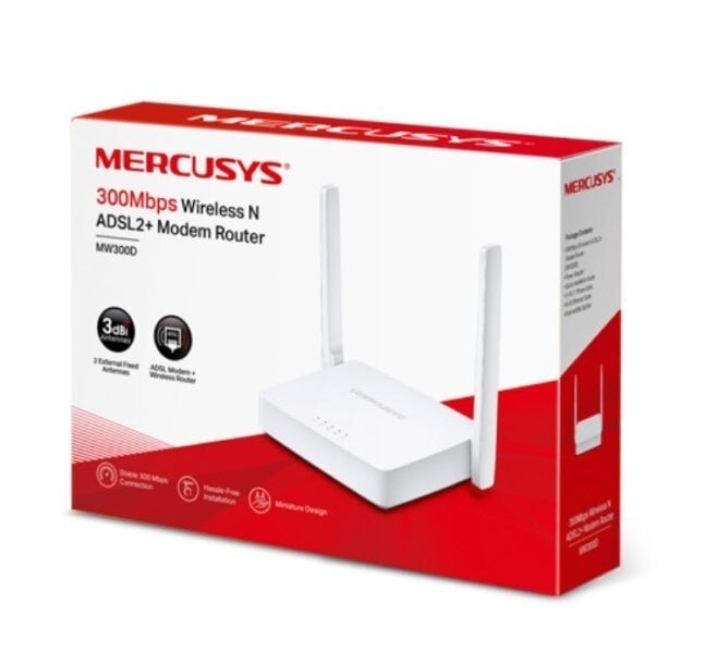 TP-Link Mercusys MW300D 300Mbps Wireless N ADSL2+ Modem Router h2