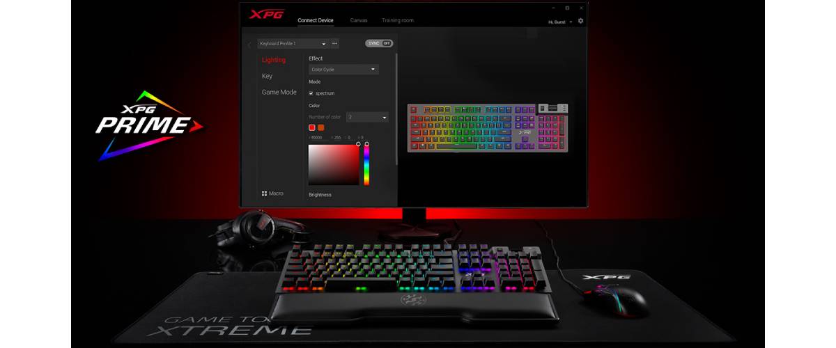 XPG Summoner Cherry MX Blue Mekanik RGB Türkçe Gaming Klavye SUMMONER5B-BKCTR H2