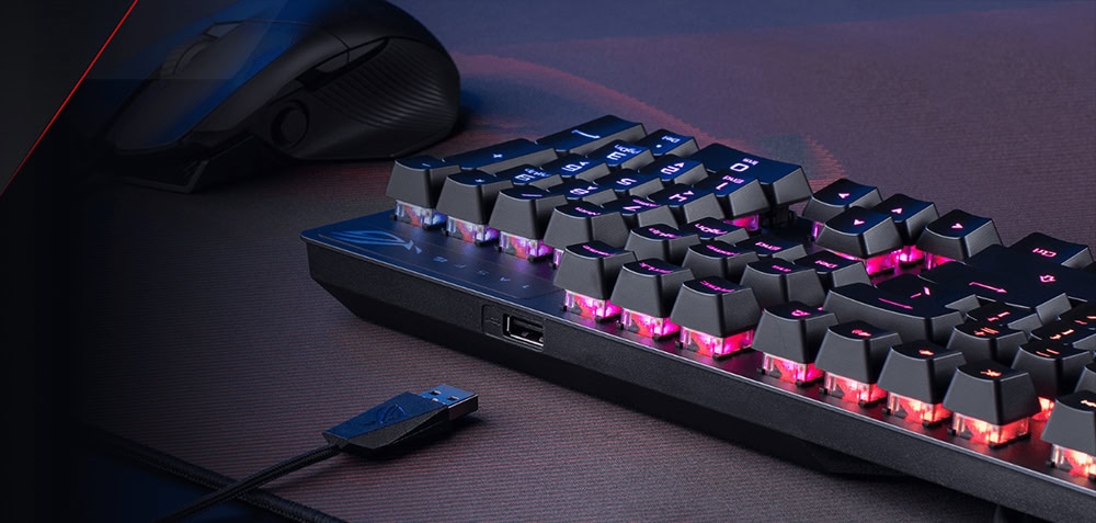 ASUS ROG STRIX Scope TKL Deluxe ROG NX Red Türkçe RGB Mekanik Gaming Klavye h3