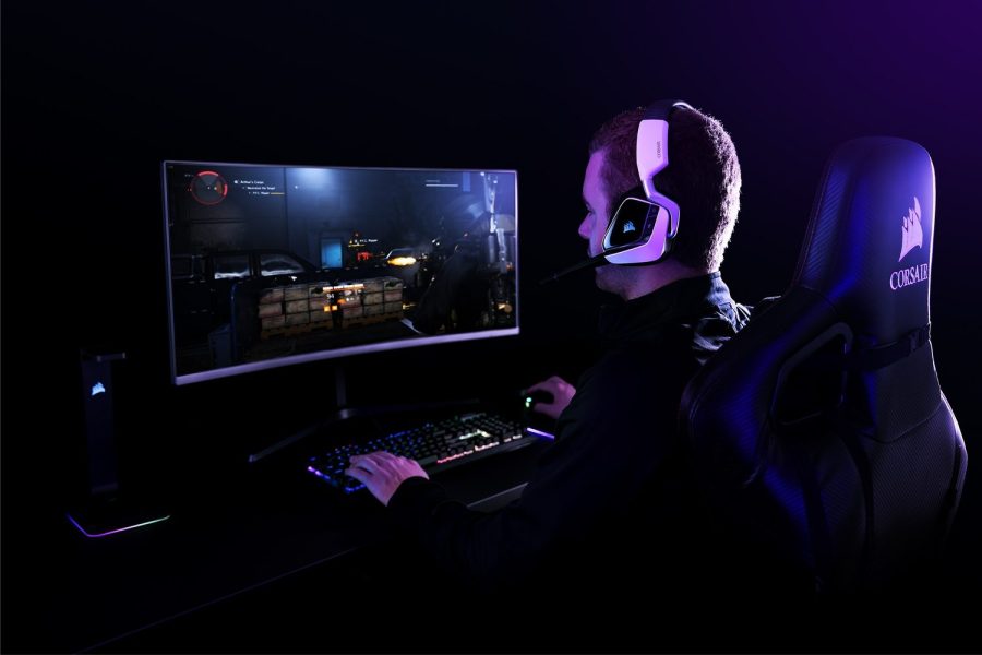 Corsair Void Elite RGB 7.1 Beyaz Kablosuz Gaming Kulaklık h3