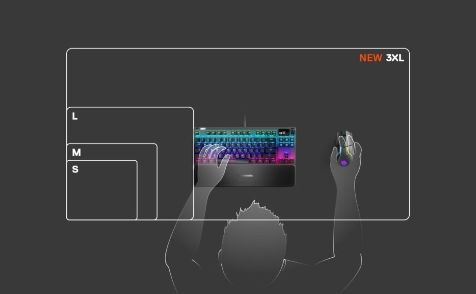 Steelseries Qck Gaming Mousepad - 3XL (SSMP63842) h3