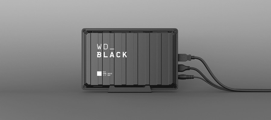 WD Black D10 2,5'' 5TB Drive USB3.2 Taşınabilir Disk WDBA3A0050BBK-WESN h3