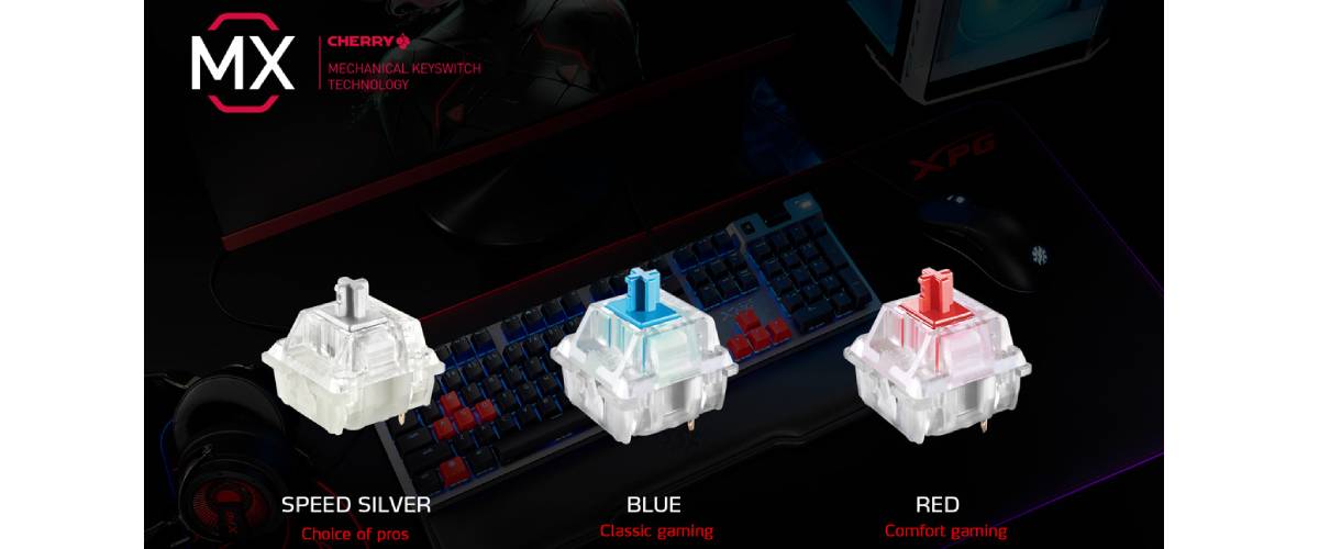 XPG Summoner Cherry MX Blue Mekanik RGB Türkçe Gaming Klavye SUMMONER5B-BKCTR H3