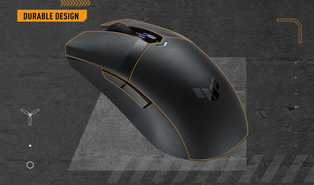 TUF Gaming M4 Wireless Asus TUF Gaming M4 Kablosuz Siyah Gaming Mouse h4