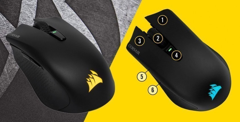 Corsair Harpoon RGB Kablosuz Gaming Mouse h4