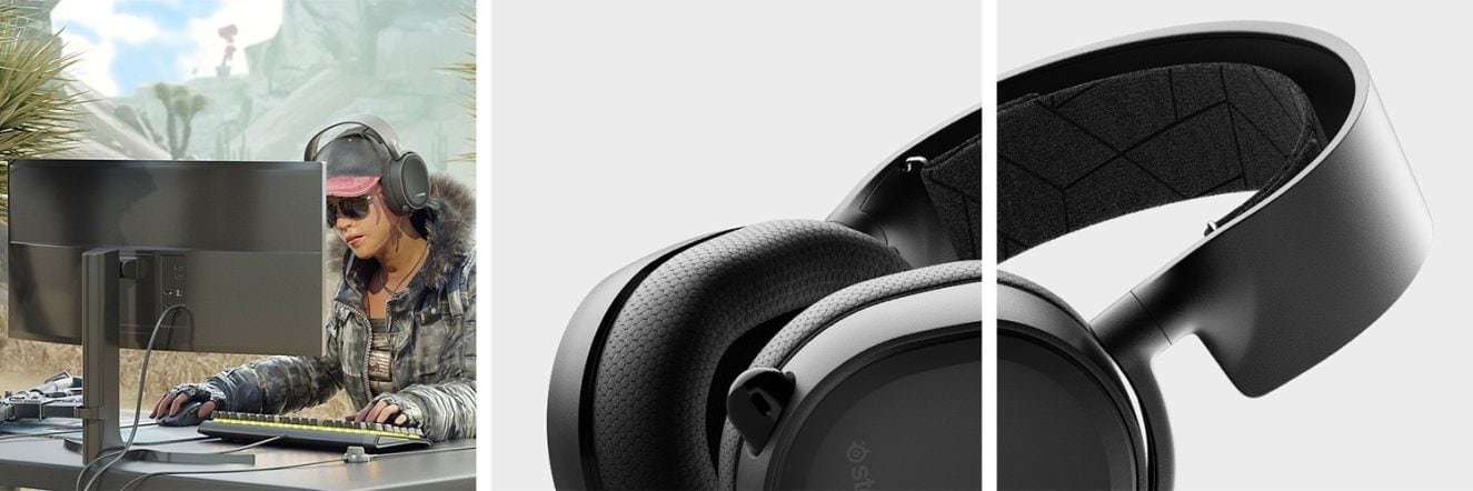 SteelSeries Arctis 3 Siyah 2019 Edition 7.1 Surround Kablolu Gaming Kulaklık (SSH61503) h4