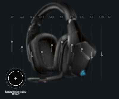 Logitech G935 7.1 Surround Lightsync RGB Kablosuz Gaming Kulaklık h6