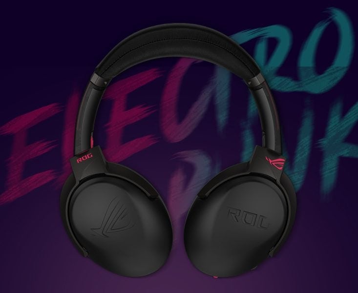 ASUS ROG STRIX GO 2.4 Electro Punk 7.1 Surround Kablosuz Gaming Kulaklık h6