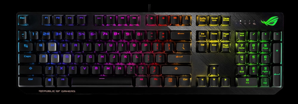 ASUS ROG STRIX Scope ROG NX Red Türkçe RGB Mekanik Gaming Klavye (90MP0186-B0YA00) h6