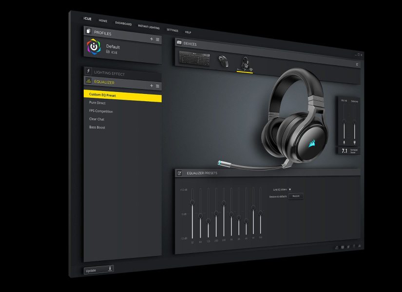 Corsair Virtuoso SE RGB Hi-Fi Metalik Gri Kablosuz Gaming Kulaklık (CA-9011180-EU) h6