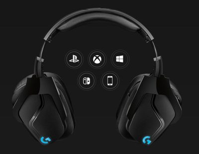 Logitech G935 7.1 Surround Lightsync RGB Kablosuz Gaming Kulaklık h7