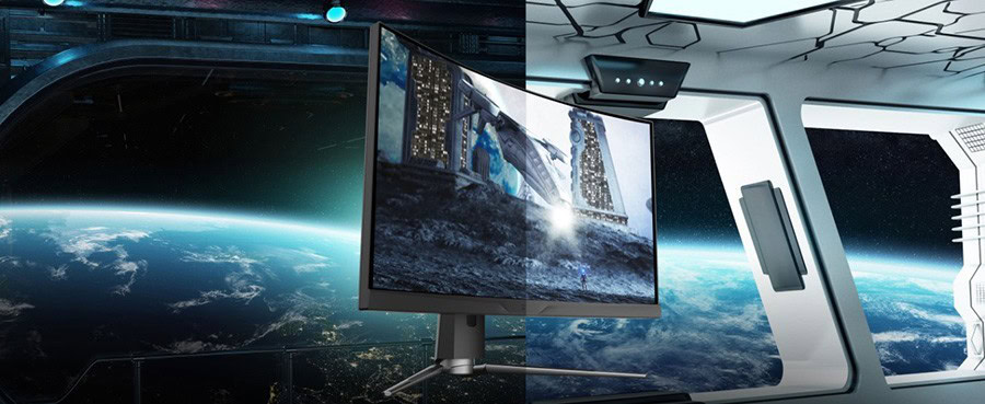MSI MPG ARTYMIS 273CQR 27 inç 165 Hz 1ms HDR 400 Curved Gaming Monitör h6