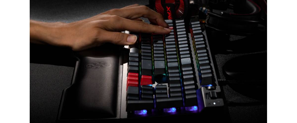 XPG Summoner Cherry MX Blue Mekanik RGB Türkçe Gaming Klavye SUMMONER5B-BKCTR H6