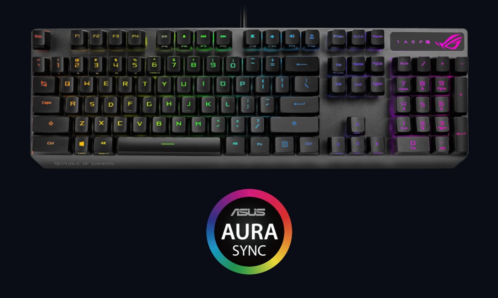 ASUS ROG STRIX Scope TKL Deluxe ROG NX Red Türkçe RGB Mekanik Gaming Klavye h7