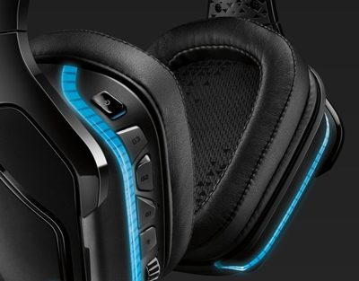 Logitech G935 7.1 Surround Lightsync RGB Kablosuz Gaming Kulaklık h9