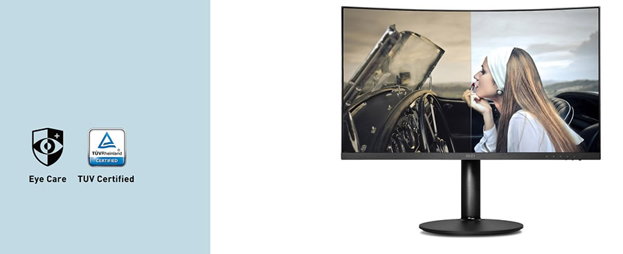 MSI 27 inç MODERN MD271CP CURVED 1500R VA 75Hz 4ms FHD Anti Glare Monitör h7