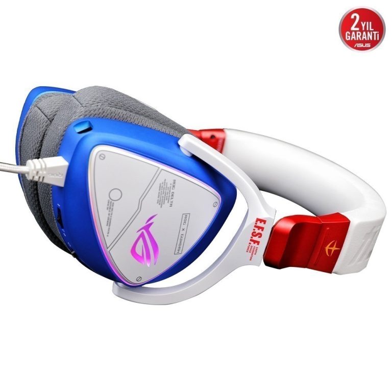 Asus Rog Delta Gundam Edition Rgb 7 1 Surround Beyaz Gaming Kulaklik 3