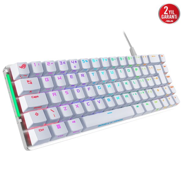 Asus Rog Falchion Ace Nx Red Switch Rgb Mekanik Ingilizce Beyaz Gaming Klavye 1