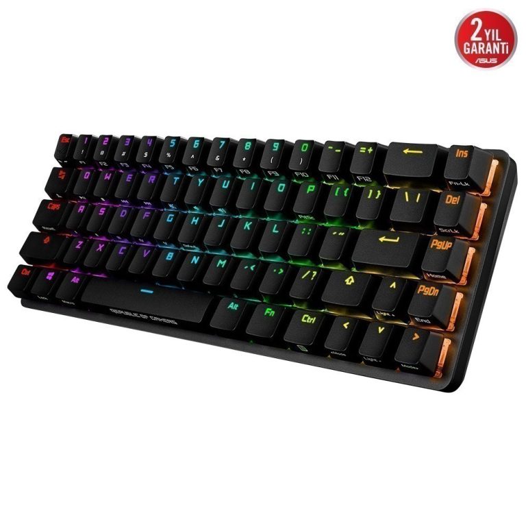 Asus Rog Falchion Cherry Mx Switch Rgb Mekanik Kablosuz Mini Turkce Gaming Klavye 3