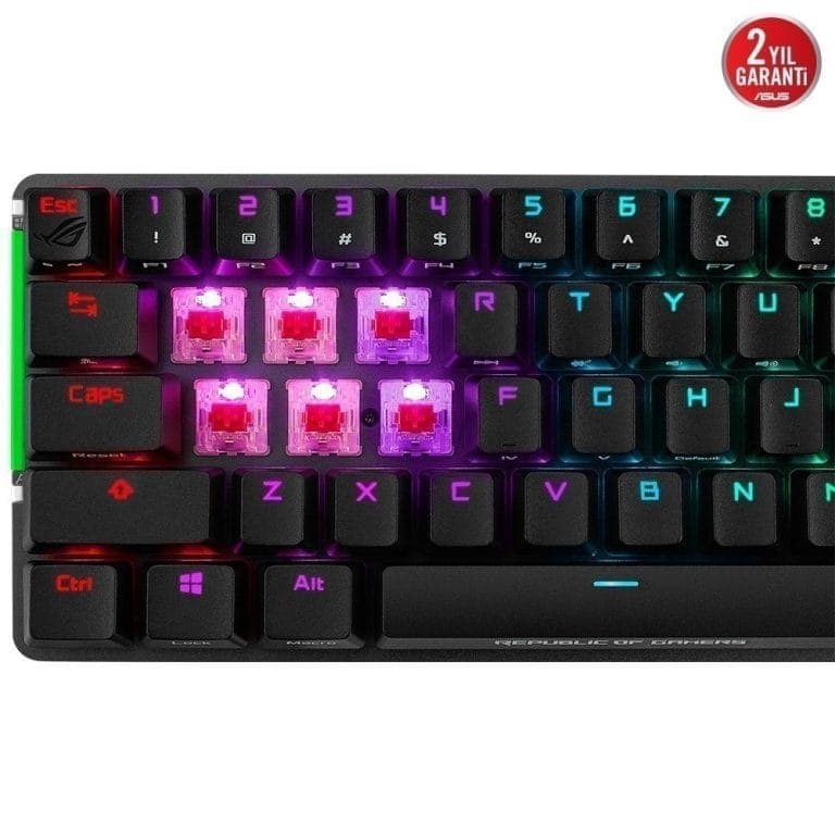 Asus Rog Falchion Cherry Mx Switch Rgb Mekanik Kablosuz Mini Turkce Gaming Klavye 8
