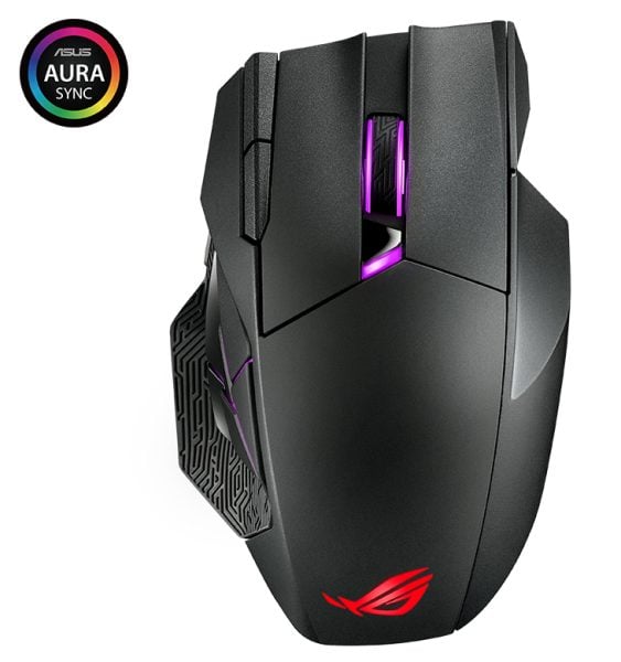 ROG Spatha X ASUS ROG SPATHA X Aura Sync RGB Siyah Gaming Mouse h1