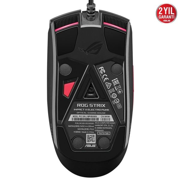 Asus Rog Strix Impact Ii Electro Punk Rgb Gaming Mouse 5