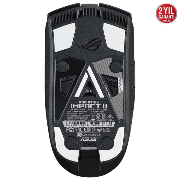 Asus Rog Strix Impact Ii Kablosuz Rgb Gaming Mouse 5