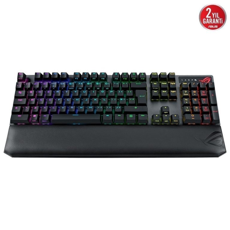 Asus Rog Strix Scope Nx Wireless Deluxe Rog Nx Red Switch Kablosuz Rgb Mekanik Oyuncu Klavyesi 5