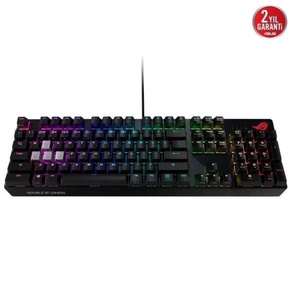 Asus Rog Strix Scope Rog Nx Blue Turkce Rgb Mekanik Gaming Klavye 2