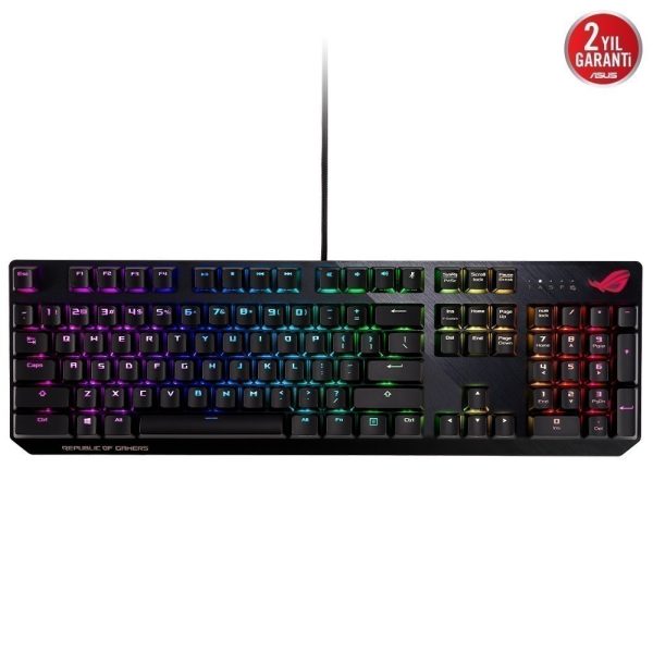 Asus Rog Strix Scope Rog Nx Red Turkce Rgb Mekanik Gaming Klavye 1