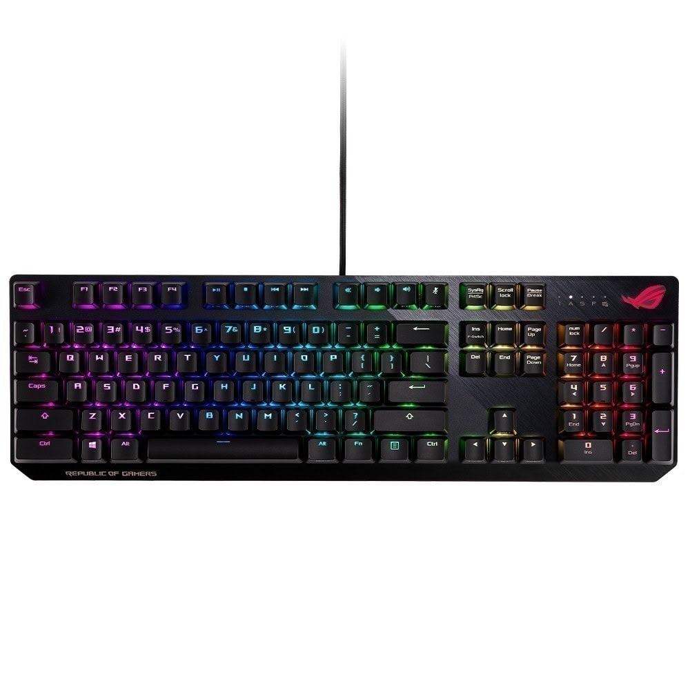Asus Rog Strix Scope Rog Nx Red Turkce Rgb Mekanik Gaming Klavye