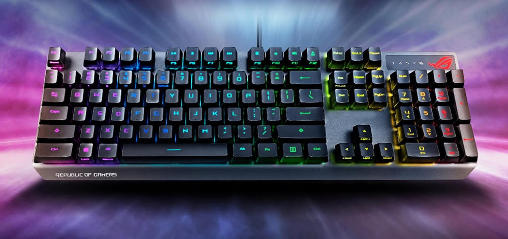 ASUS ROG STRIX Scope TKL Deluxe ROG NX Red Türkçe RGB Mekanik Gaming Klavye h1