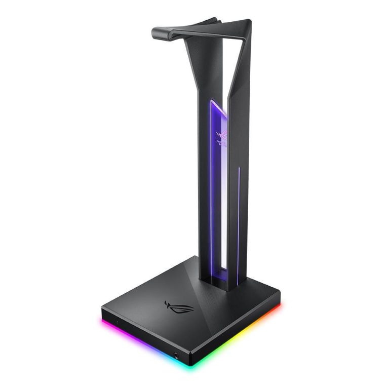 Asus Rog Throne Qi Kablosuz Sarj 7 1 Surround Cift Usb 3 1 Yuva Kulaklik Standi 1