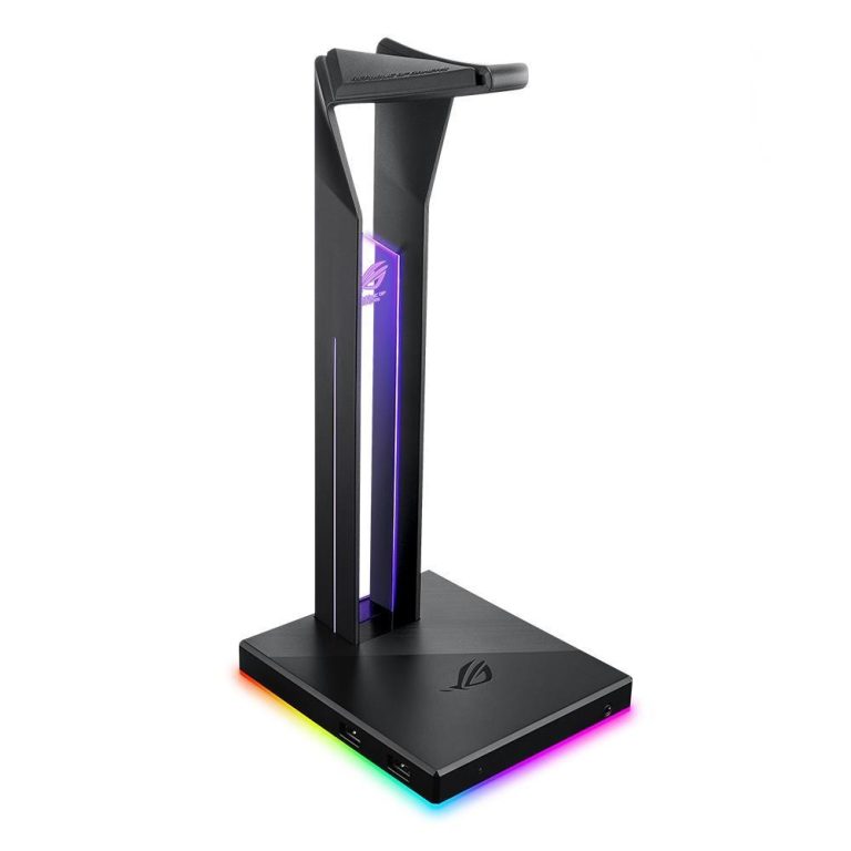 Asus Rog Throne Qi Kablosuz Sarj 7 1 Surround Cift Usb 3 1 Yuva Kulaklik Standi 2