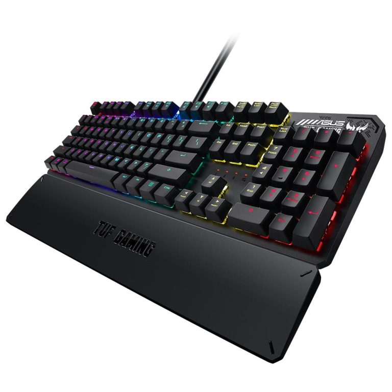 Asus Tuf Gaming K3 Aura Sync Rgb Turkce Brown Switch Optik Mekanik Oyuncu Klavye 2