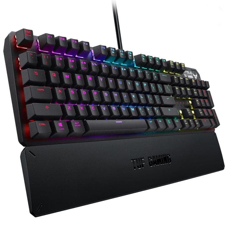 Asus Tuf Gaming K3 Aura Sync Rgb Turkce Brown Switch Optik Mekanik Oyuncu Klavye 3