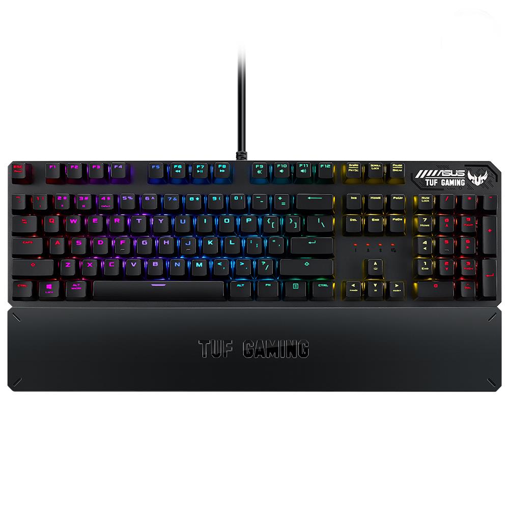 Asus Tuf Gaming K3 Aura Sync Rgb Turkce Brown Switch Optik Mekanik Oyuncu Klavye