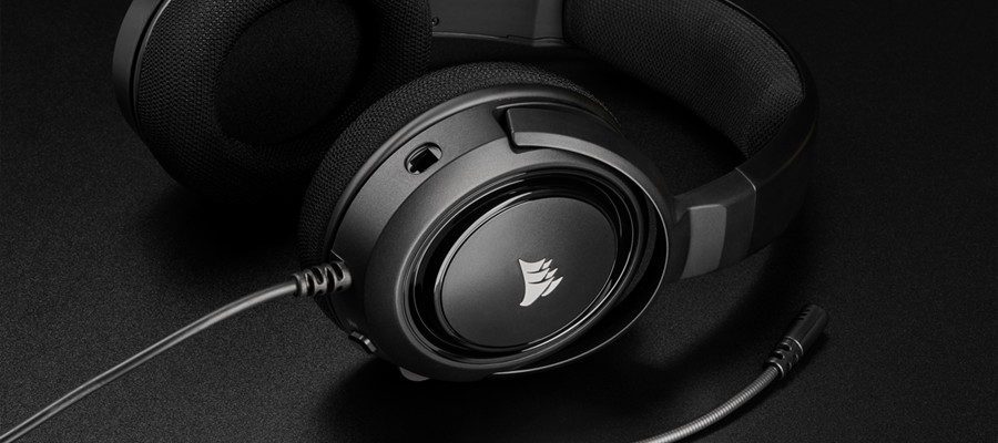 Corsair HS35 Stereo Siyah Gaming Kulaklık (CA-9011195-EU) h1